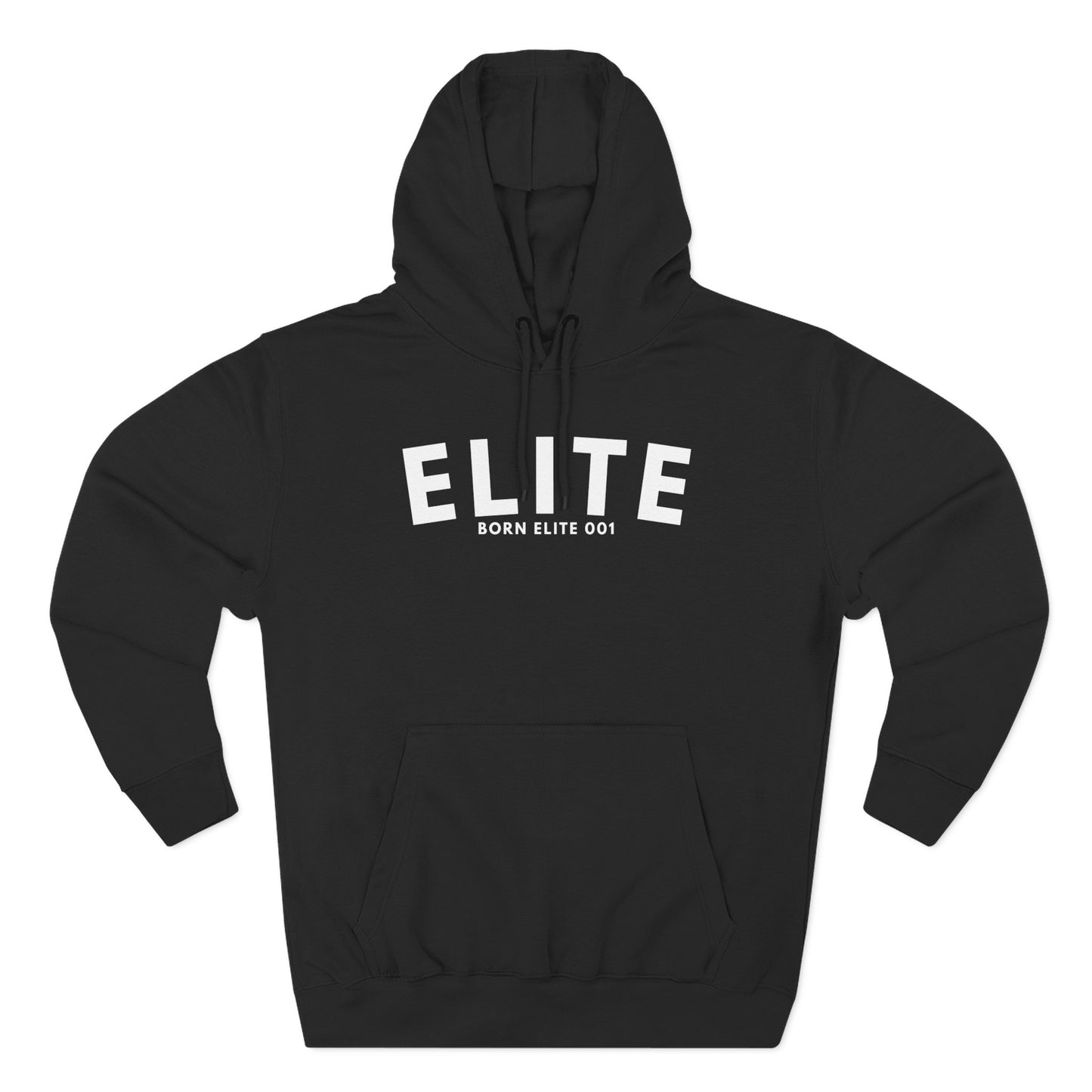 Three-Panel Fleece Hoodie